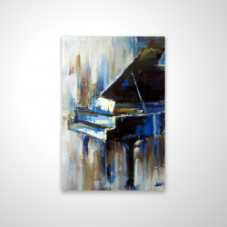 Abstract grand piano