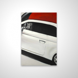 Italian red and white car