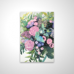 Mélodie de fleurs fuchsia