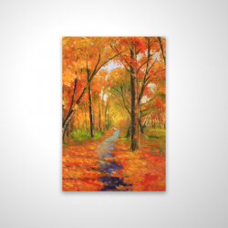 Magnetic 28 x 42 - 3D - Autumn trail in the forest