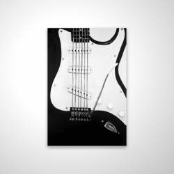 Magnetic 20 x 30 - 3D - Black electric guitar