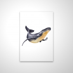 Baleine bleue aquarelle