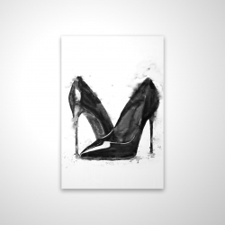 Chaussures noires à talons hauts