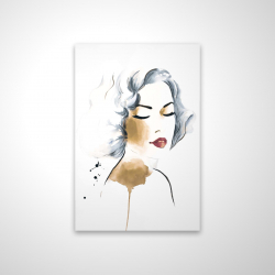 Magnetic 20 x 30 - 3D - Classic woman watercolor