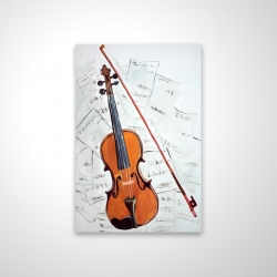 Violon sur partitions