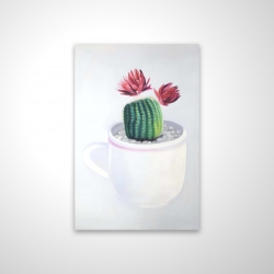 Mini cactus dans une tasse