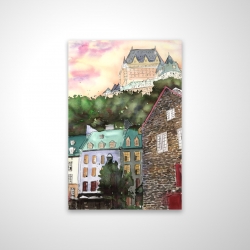 Château frontenac in the petit champlain