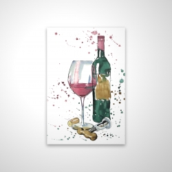 Bottle of red wine