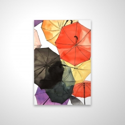 Suspended umbrellas