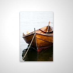 Rowboat on calm water
