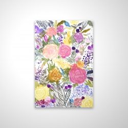 Magnétique 20 x 30 - 3D - Ensemble de fleurs
