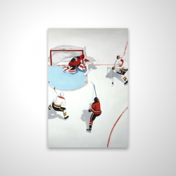 Partie de hockey mouvementé