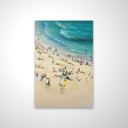 Summer crowd at the beach