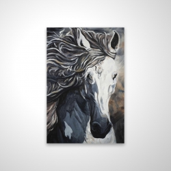 Front wild horse
