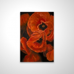 Magnetic 20 x 30 - 3D - Poppy bouquet