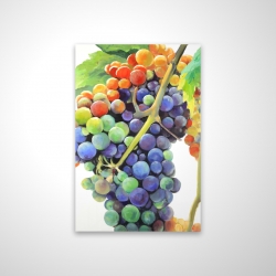 Magnetic 28 x 42 - 3D - Colorful bunch of grapes