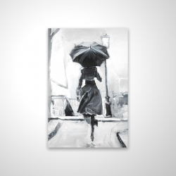 Magnetic 28 x 42 - 3D - Woman running in the rain