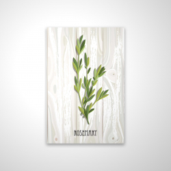 Rosemary on wood