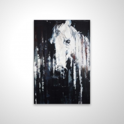 Magnetic 28 x 42 - 3D - Abstract horse on black background