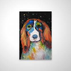 Magnetic 28 x 42 - 3D - Colorful dog