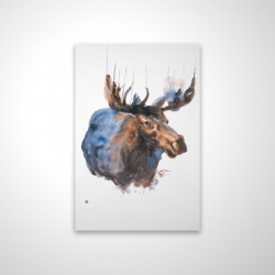 Magnetic 28 x 42 - 3D - Abstract blue moose