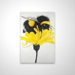 Magnetic 28 x 42 - 3D - Bumblebee on a dandelion