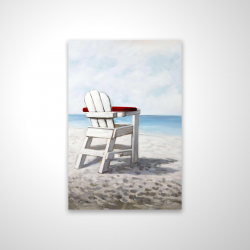 White beach chair