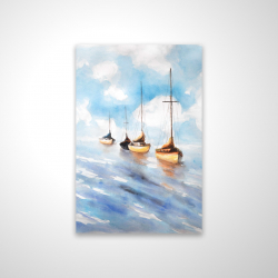Sailboats in the sea