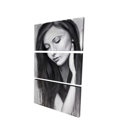 Realistic woman portrait