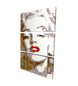Marilyn monroe with typography
