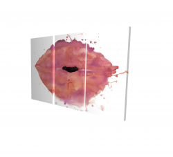 Watercolor pink lipstick