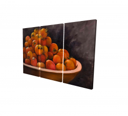 Canvas 24 x 36 - 3D - Bowl of cherry tomatoes