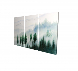 Landscape in watercolor
