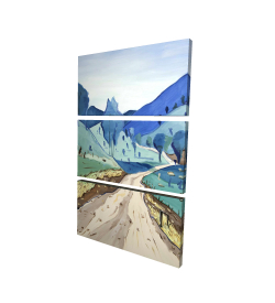 Canvas 24 x 36 - 3D - Tuscany trail