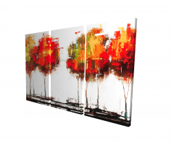 Canvas 40 x 60 - 3D - Modern style trees