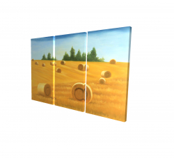 Canvas 24 x 36 - 3D - Landscape of the countryside