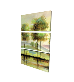 Trees near the lake