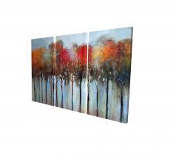 Forêt abstraite et colorée
