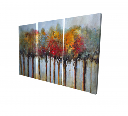 Colorful leaves trees