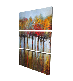 Colorful leaves trees