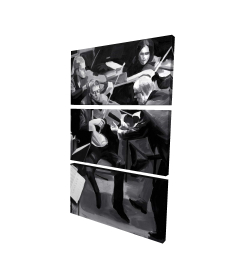 Canvas 40 x 60 - 3D - Symphony orchestra performing