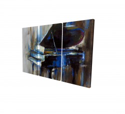 Abstract grand piano