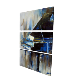 Abstract grand piano