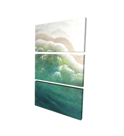 Canvas 40 x 60 - 3D - Turquoise sea