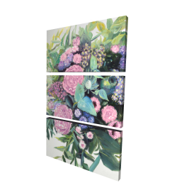 Mélodie de fleurs fuchsia