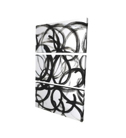 Abstract curly lines