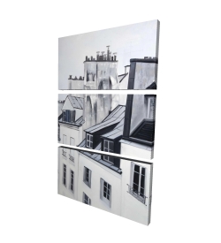 Canvas 24 x 36 - 3D - Historical buildings