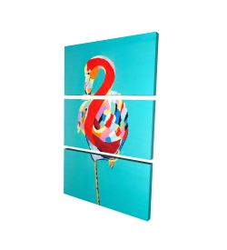 Flamant coloré