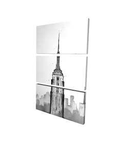 Canvas 40 x 60 - 3D - Empire state building