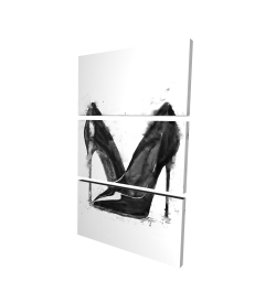 Chaussures noires à talons hauts